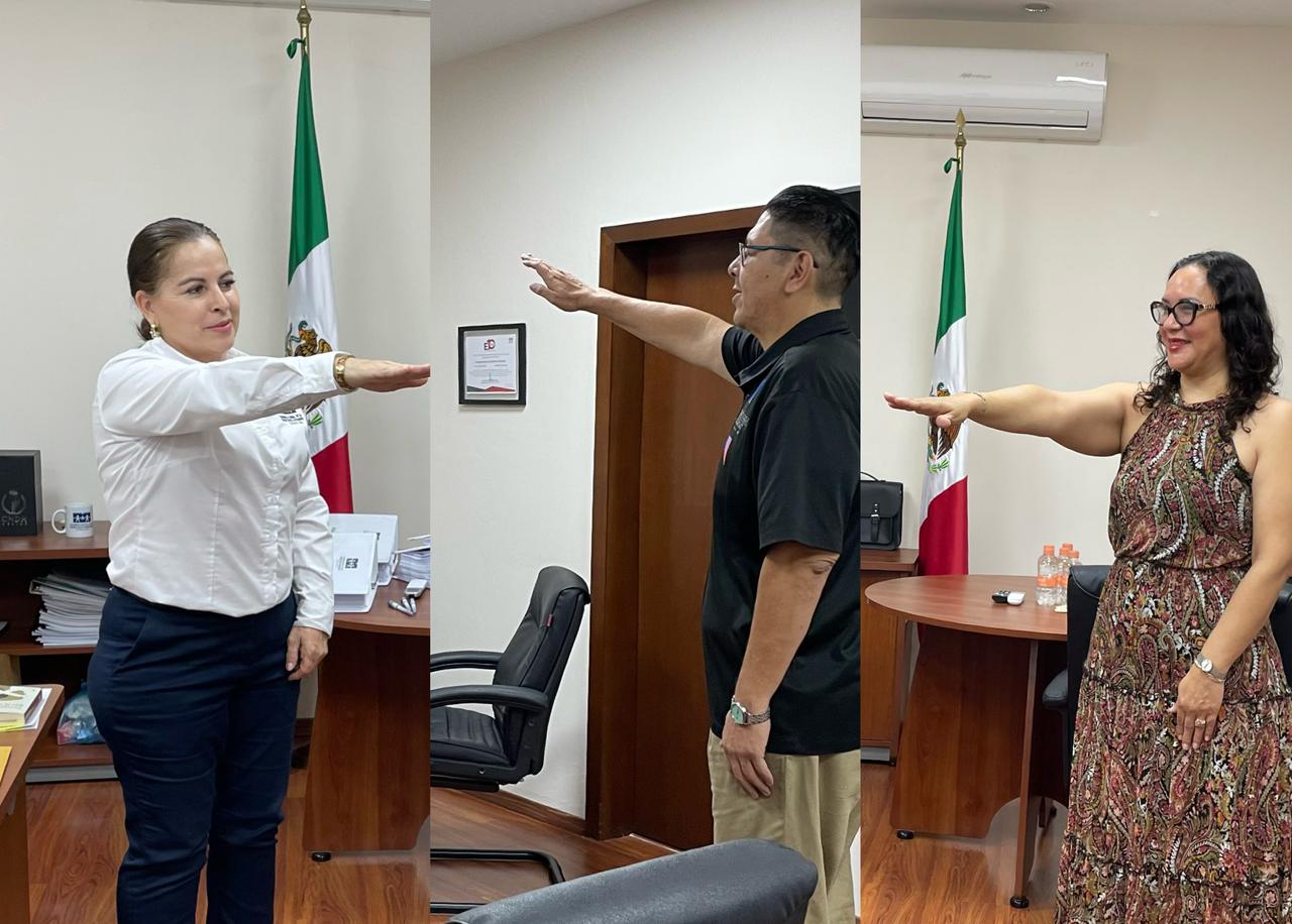 Presidente de la CEDH Sinaloa toma protesta a nuevos funcionarios