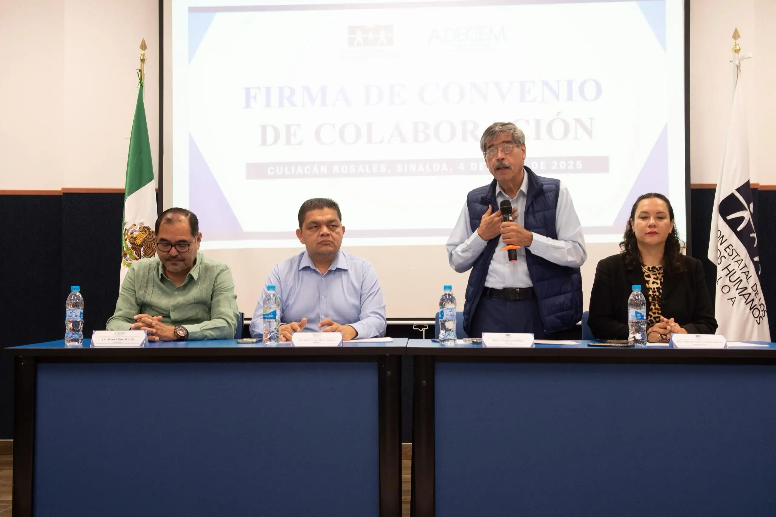 CEDH Sinaloa y ADECEM suscriben convenio de colaboración