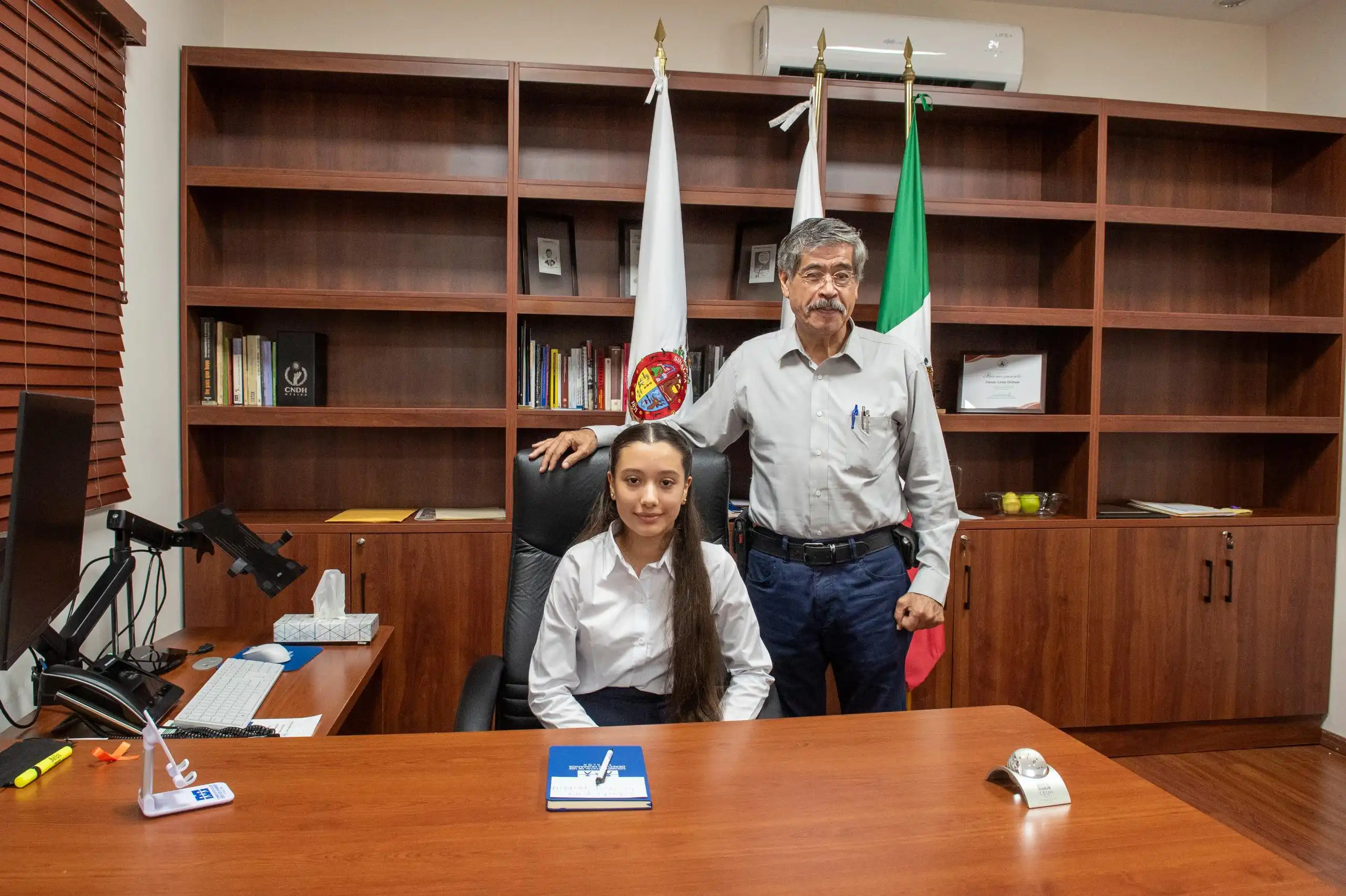 Kamila es la Presidenta Infantil de la CEDH Sinaloa 2025