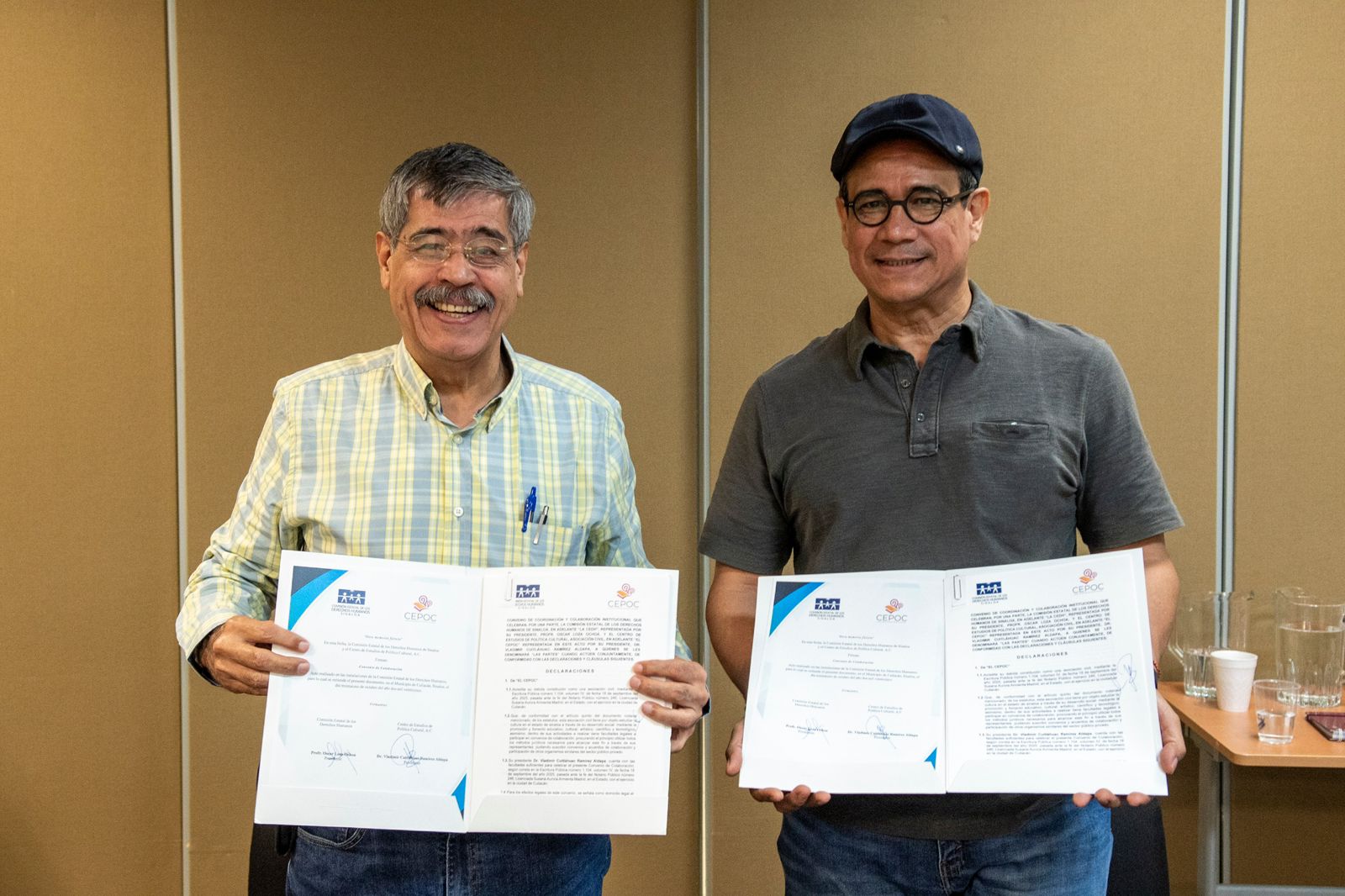 Promoverán la cultura de paz y los derechos humanos, la CEDH y el CEPOC firman convenio
