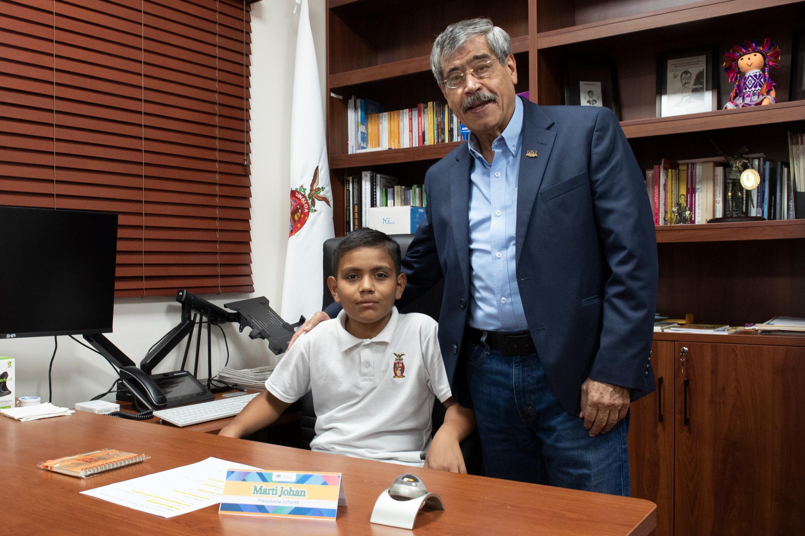 Marti Johan es el Presidente Infantil de la CEDH Sinaloa 2026