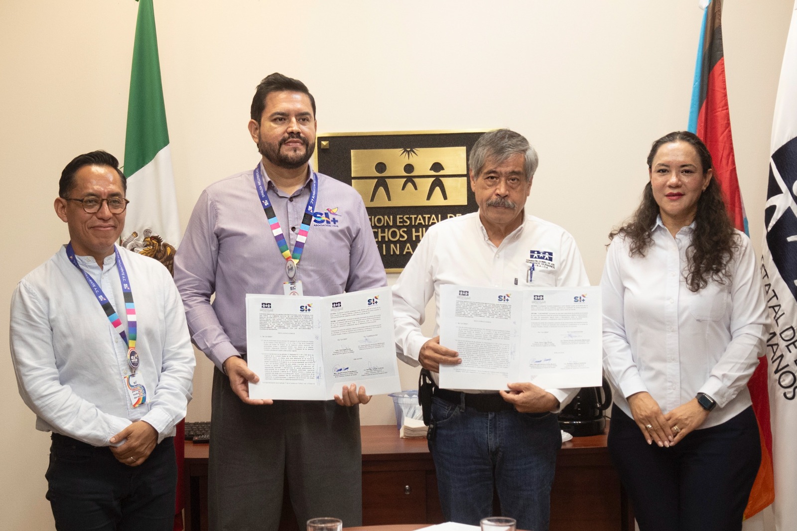 CEDH Sinaloa y Sinaloa Incluyente A.C. fortalecen alianza con un convenio