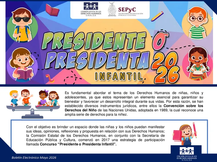 Presidente o Presidenta Infantil 2026