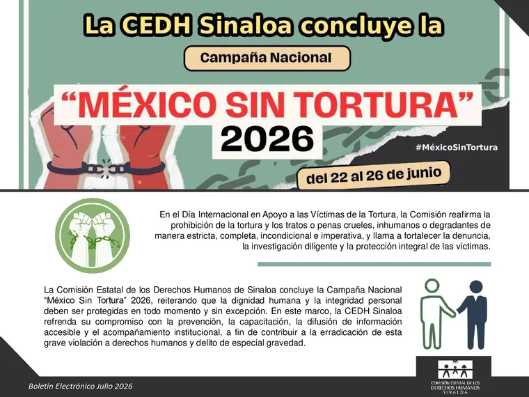 Campaña Nacional - Mexico Sin Tortura 2026